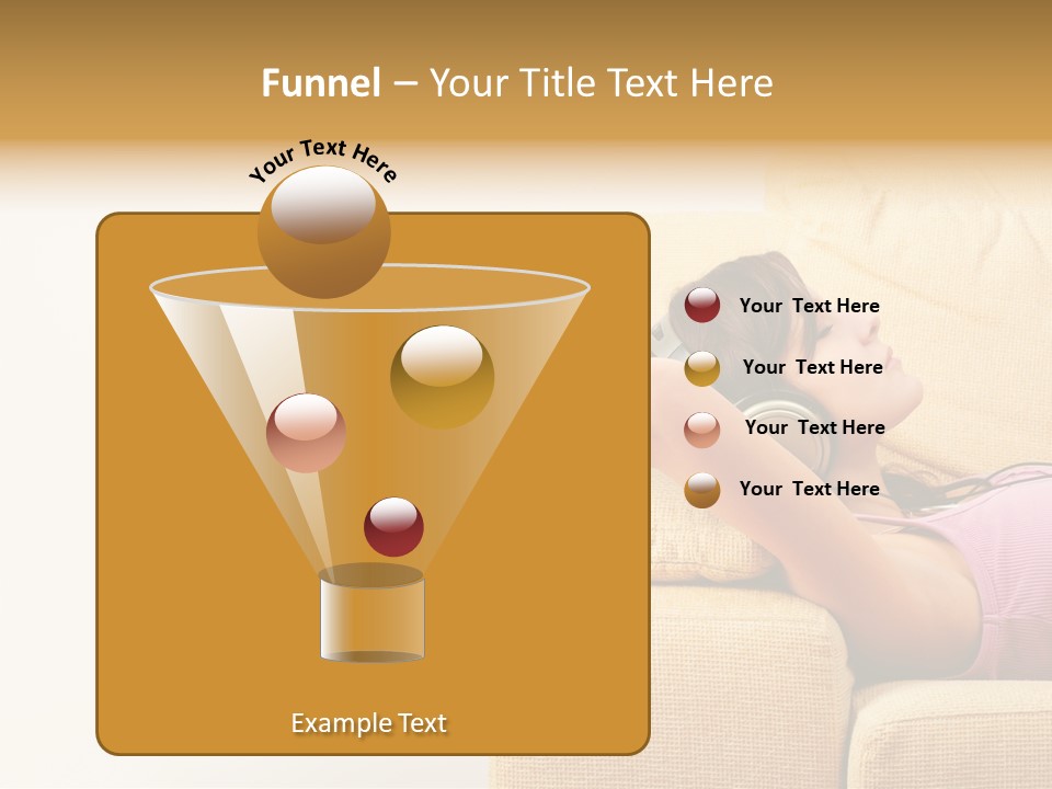 Sofa Years Freedom PowerPoint Template