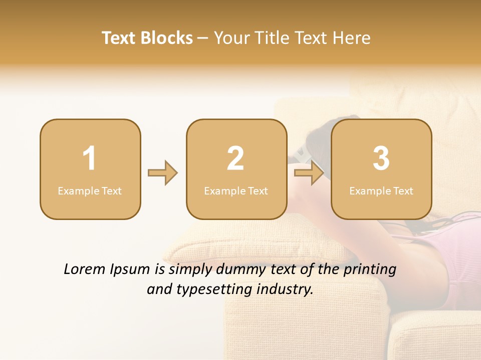Sofa Years Freedom PowerPoint Template
