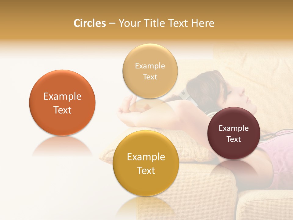 Sofa Years Freedom PowerPoint Template