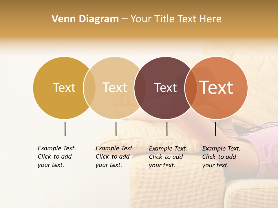 Sofa Years Freedom PowerPoint Template