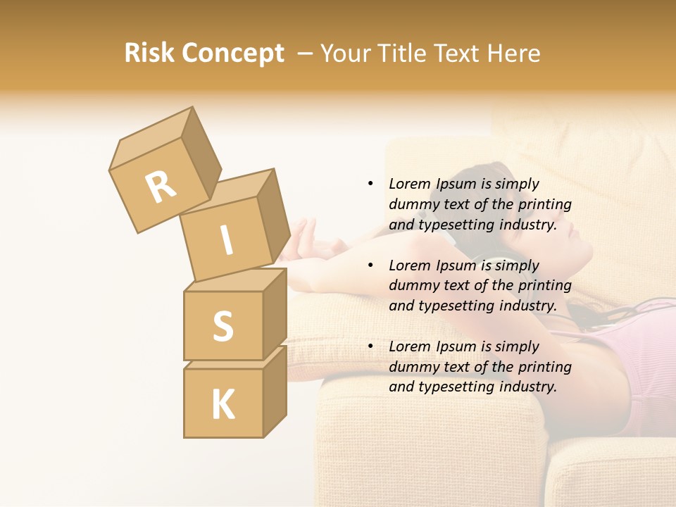 Sofa Years Freedom PowerPoint Template