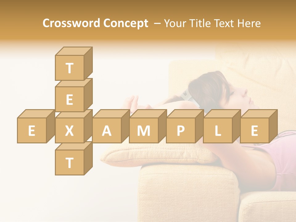 Sofa Years Freedom PowerPoint Template