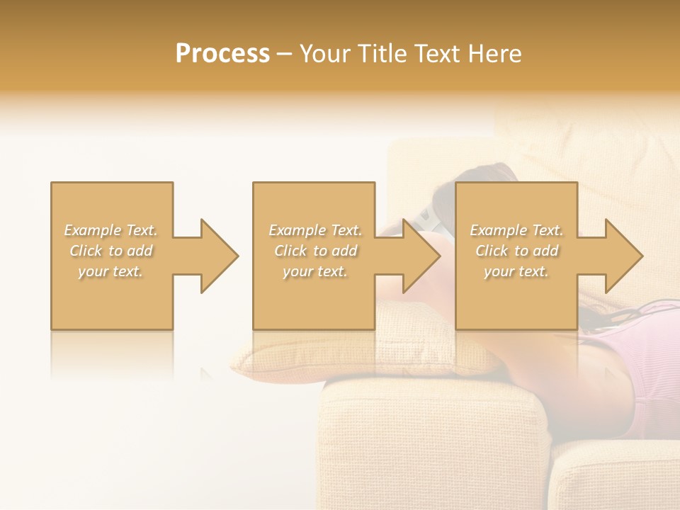 Sofa Years Freedom PowerPoint Template