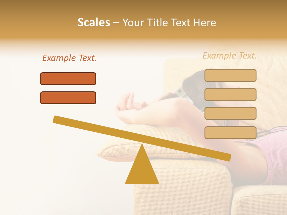 Sofa Years Freedom PowerPoint Template