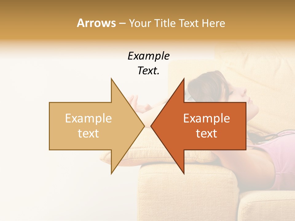 Sofa Years Freedom PowerPoint Template