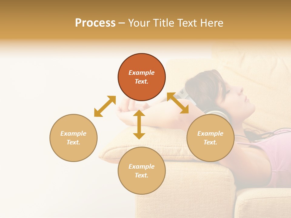 Sofa Years Freedom PowerPoint Template