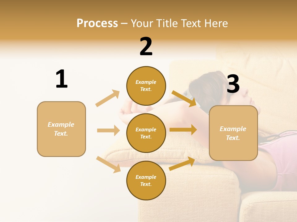 Sofa Years Freedom PowerPoint Template