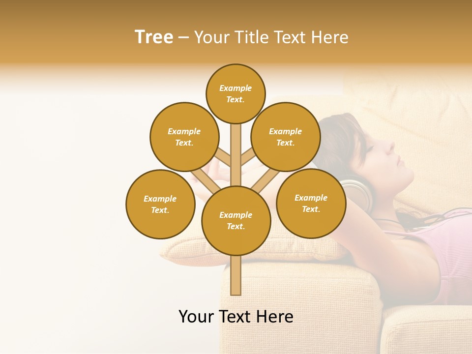 Sofa Years Freedom PowerPoint Template