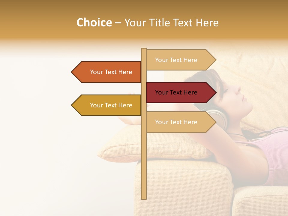 Sofa Years Freedom PowerPoint Template