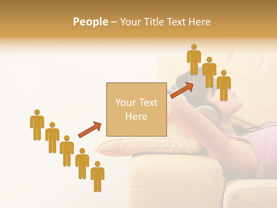 Sofa Years Freedom PowerPoint Template