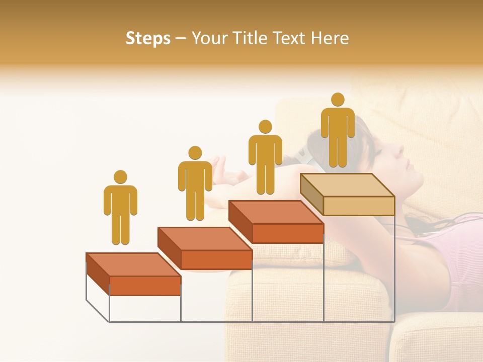 Sofa Years Freedom PowerPoint Template