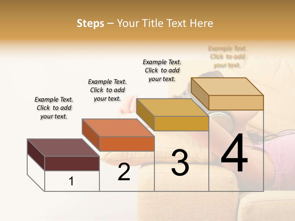 Sofa Years Freedom PowerPoint Template