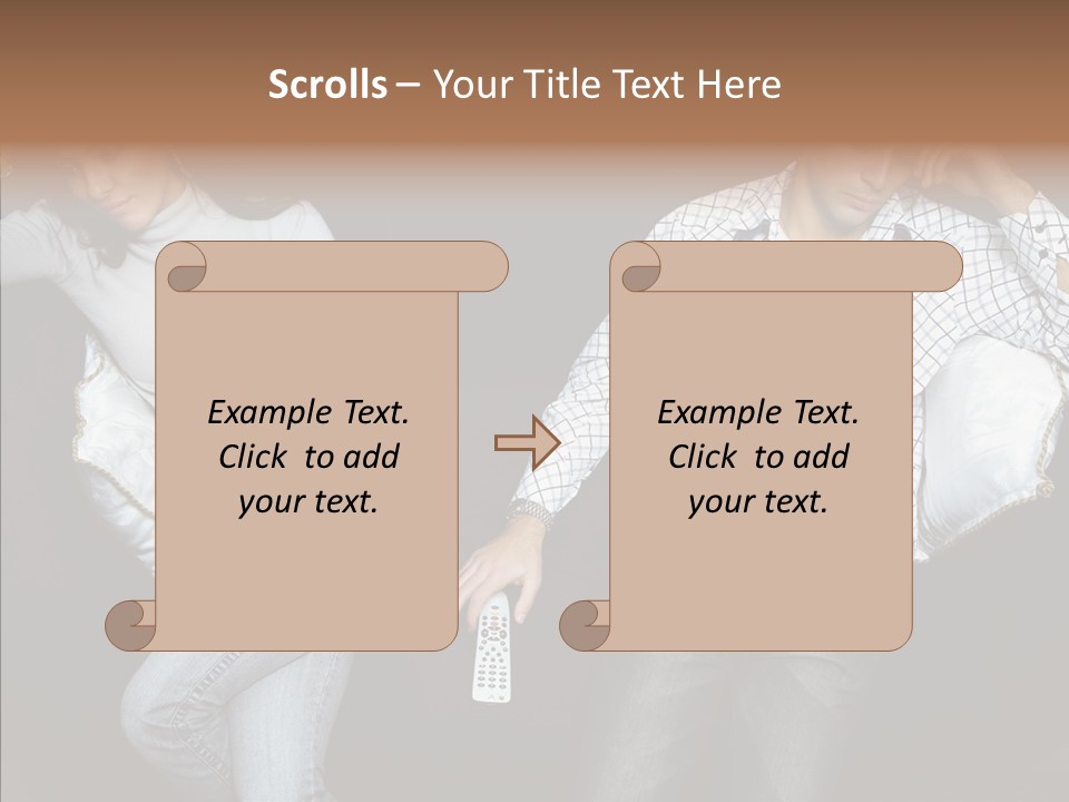 Fighting Struggle Family PowerPoint Template