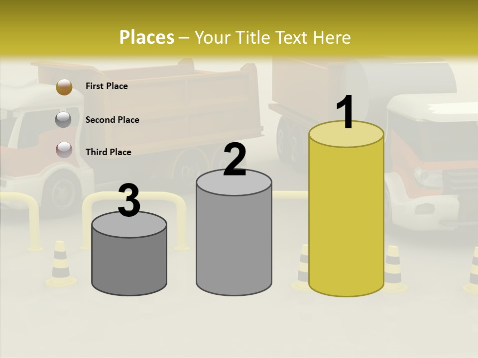 Office Room Table PowerPoint Template