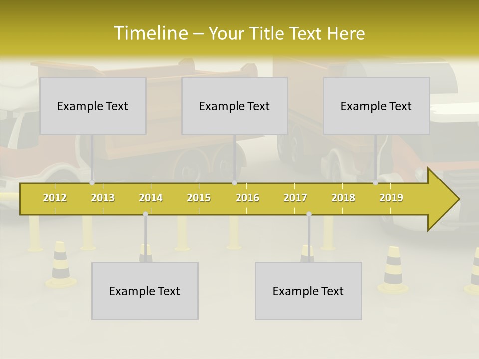 Office Room Table PowerPoint Template