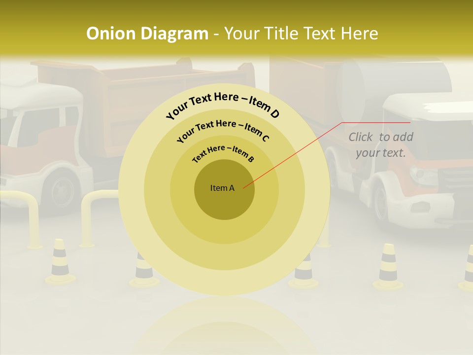 Office Room Table PowerPoint Template
