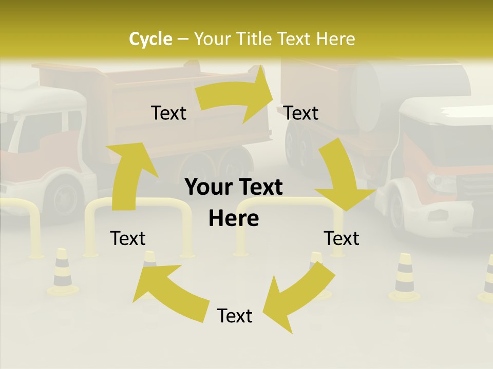 Office Room Table PowerPoint Template
