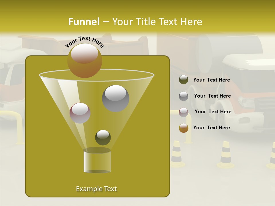 Office Room Table PowerPoint Template