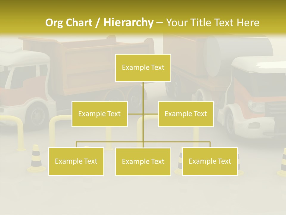 Office Room Table PowerPoint Template