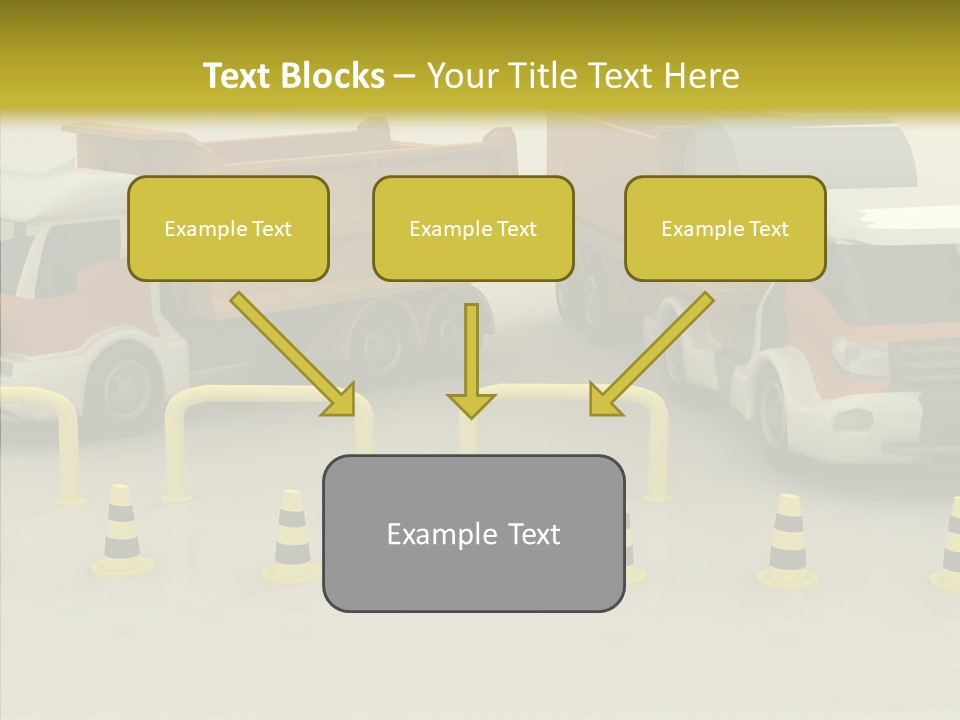 Office Room Table PowerPoint Template