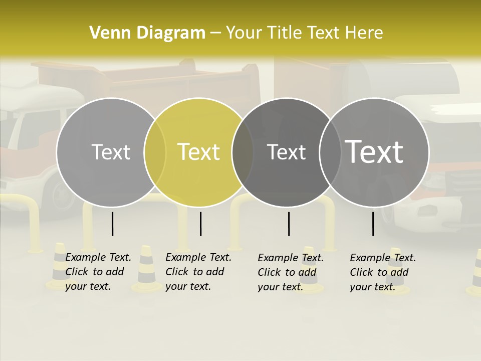 Office Room Table PowerPoint Template