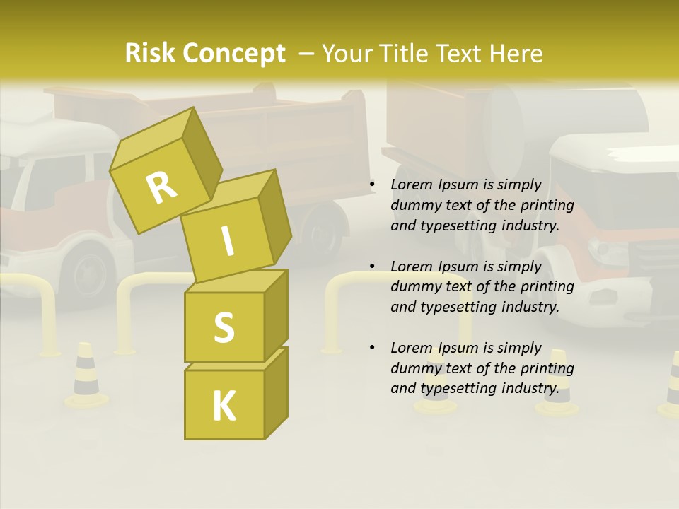 Office Room Table PowerPoint Template