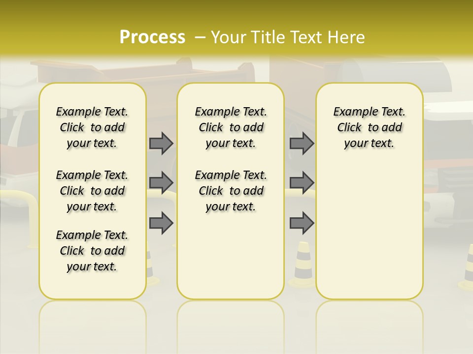 Office Room Table PowerPoint Template