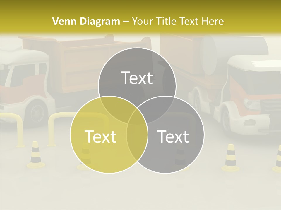 Office Room Table PowerPoint Template