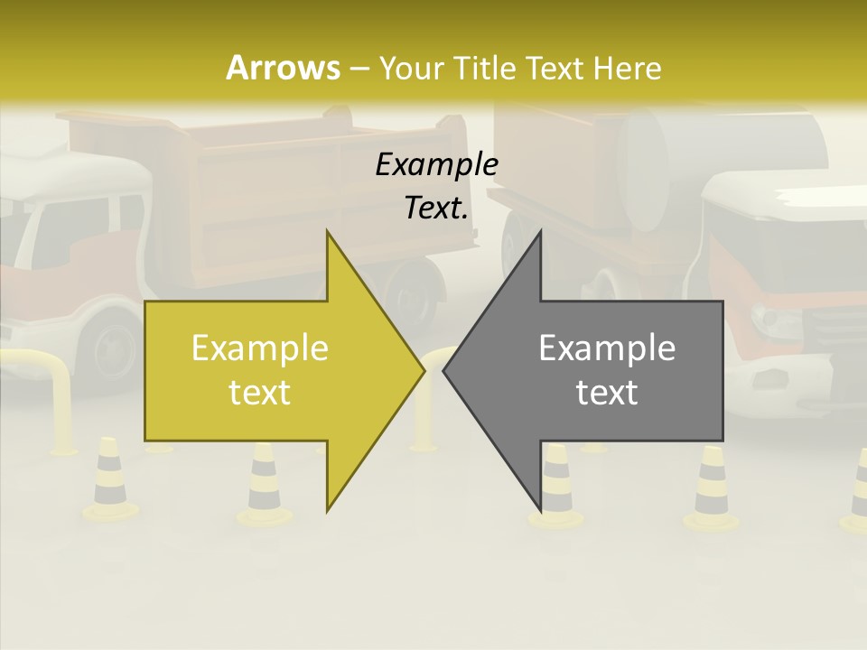 Office Room Table PowerPoint Template
