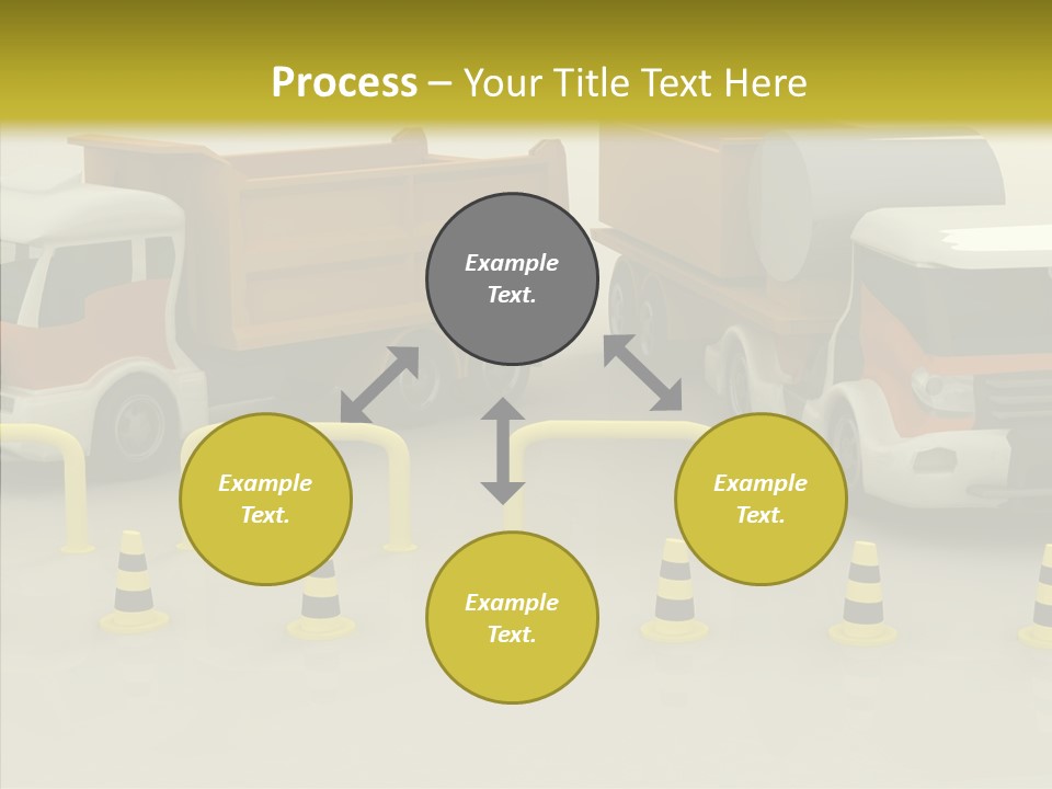 Office Room Table PowerPoint Template