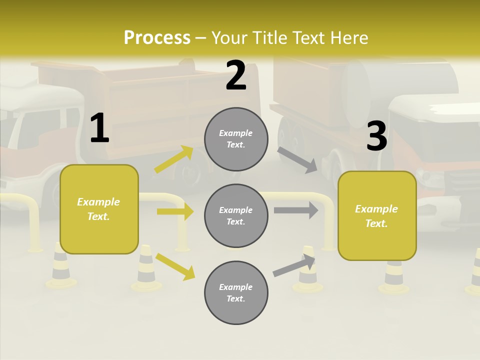 Office Room Table PowerPoint Template
