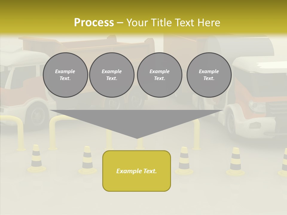 Office Room Table PowerPoint Template