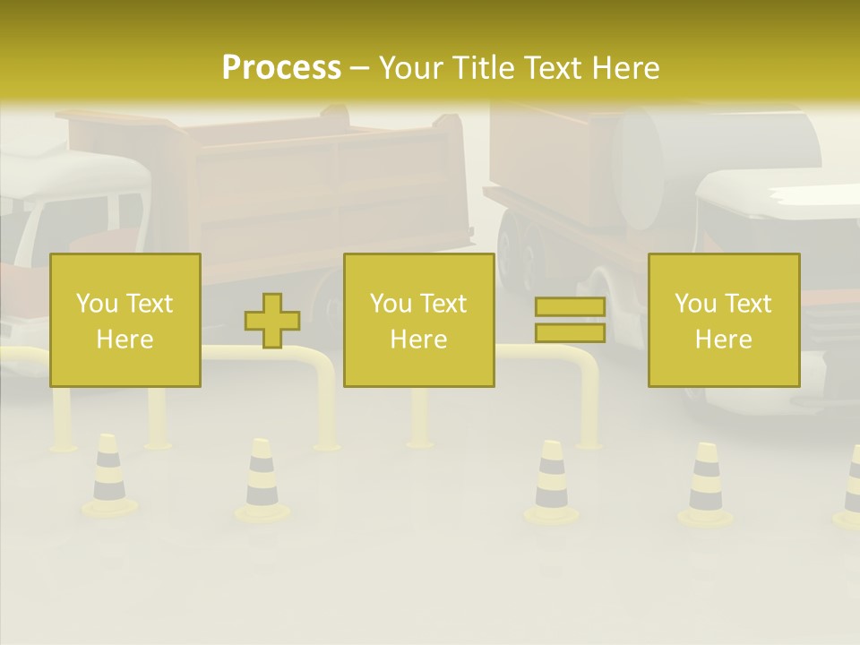 Office Room Table PowerPoint Template