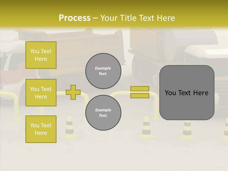 Office Room Table PowerPoint Template