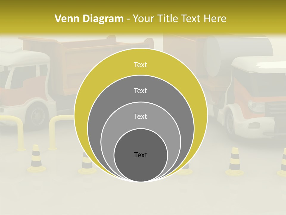 Office Room Table PowerPoint Template