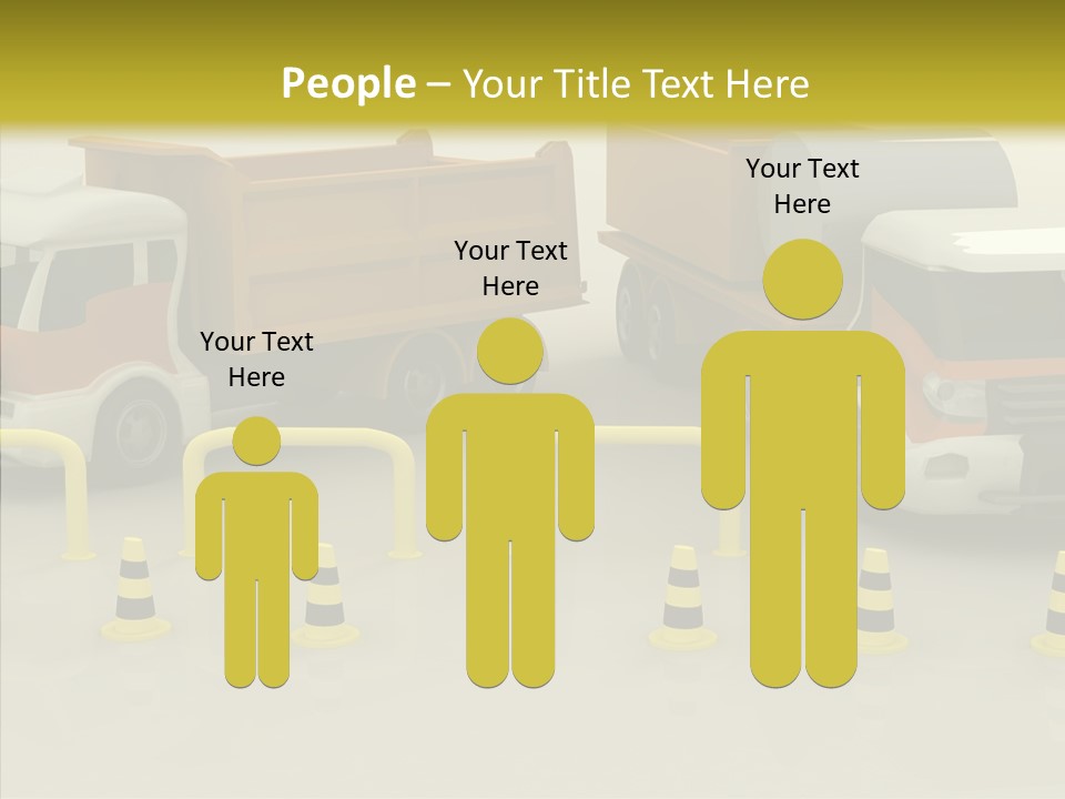 Office Room Table PowerPoint Template