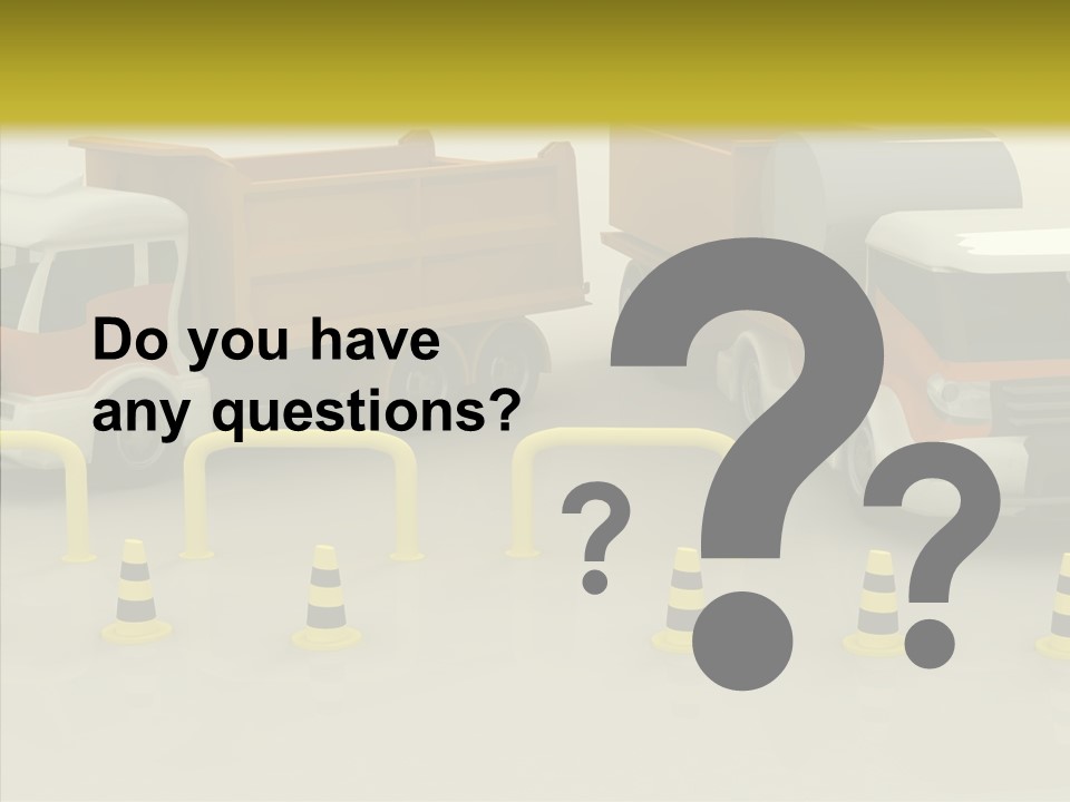 Office Room Table PowerPoint Template