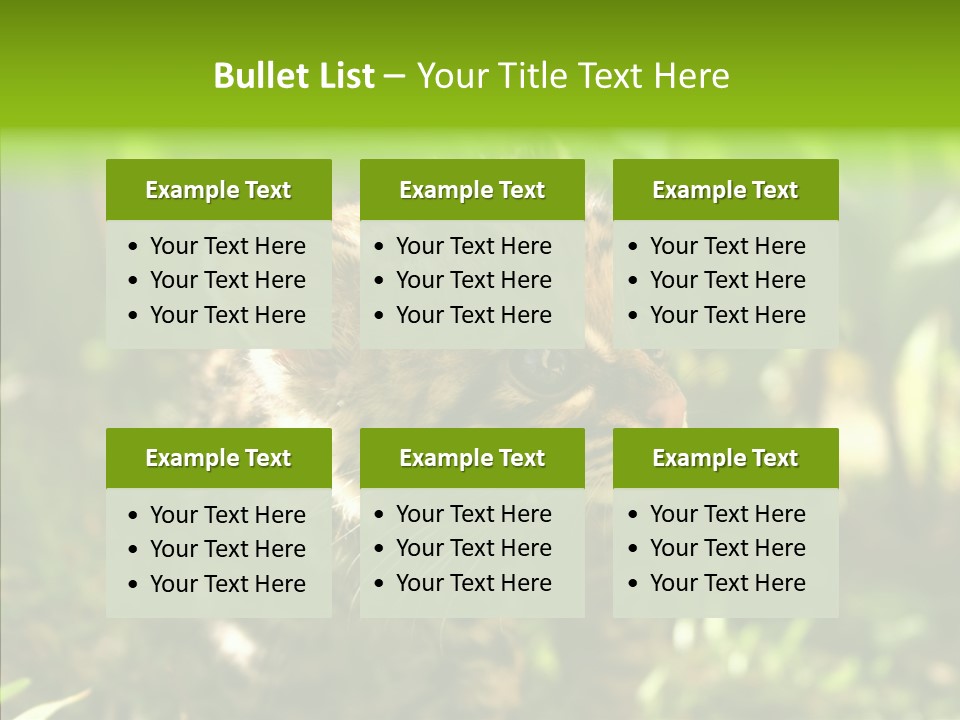 Cute Mammal Manigordo PowerPoint Template