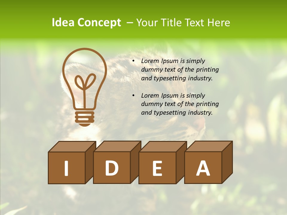 Cute Mammal Manigordo PowerPoint Template