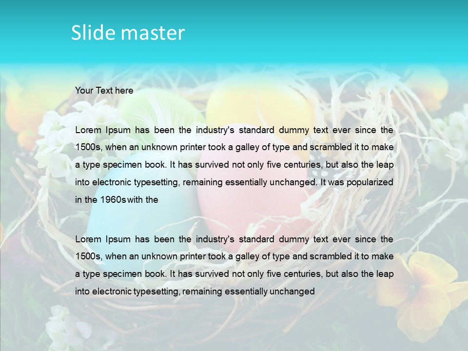 Selective Yellow Ingredient PowerPoint Template