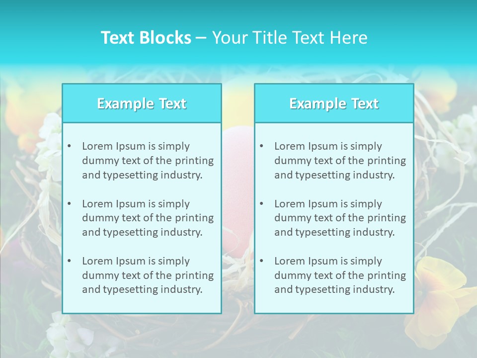 Selective Yellow Ingredient PowerPoint Template