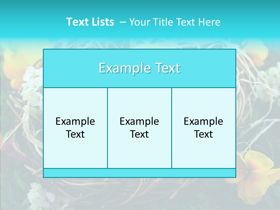 Selective Yellow Ingredient PowerPoint Template