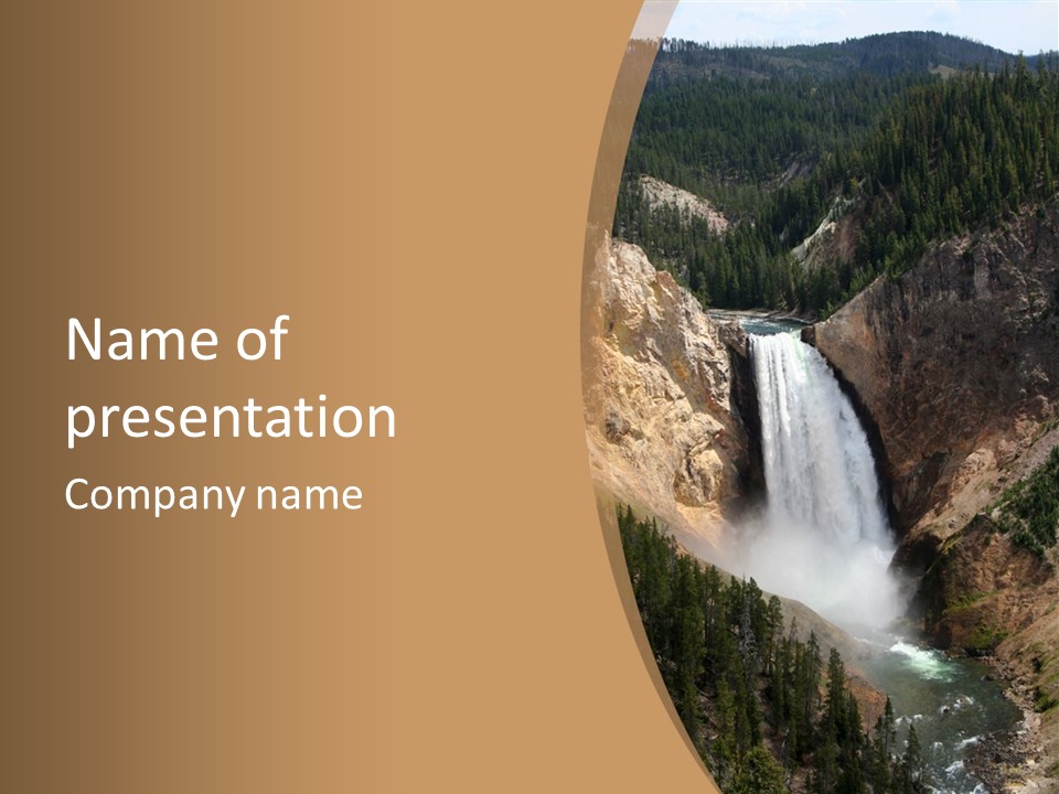 Water Famous Destination PowerPoint Template