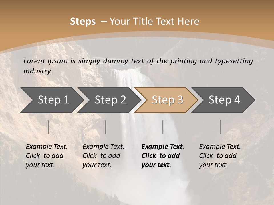 Water Famous Destination PowerPoint Template
