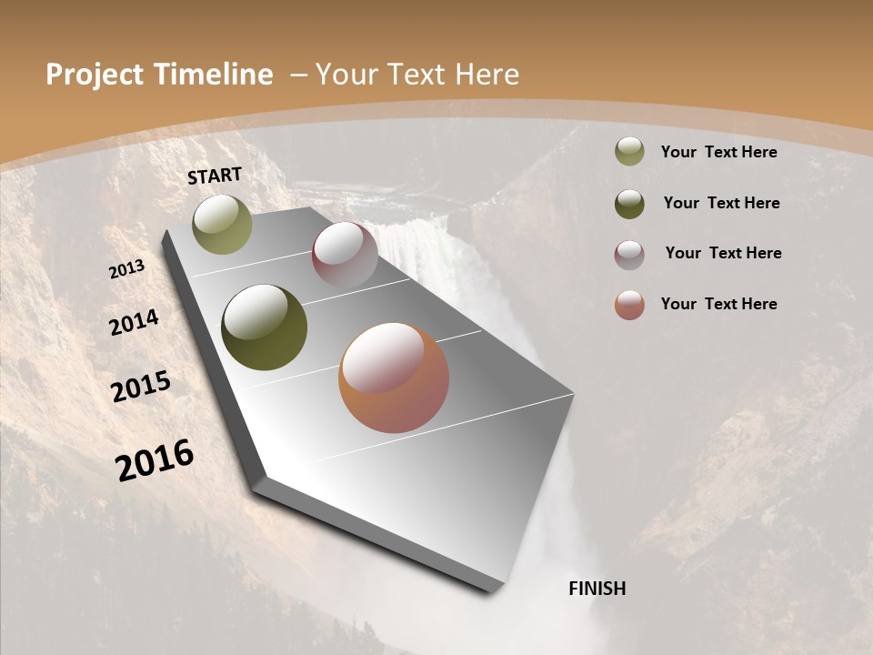Water Famous Destination PowerPoint Template