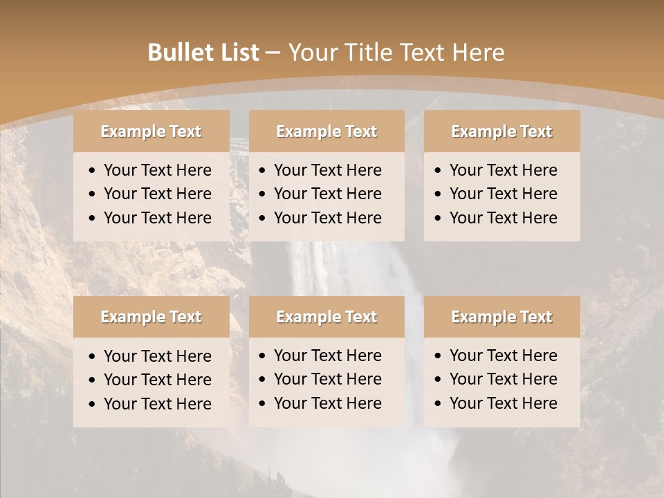 Water Famous Destination PowerPoint Template