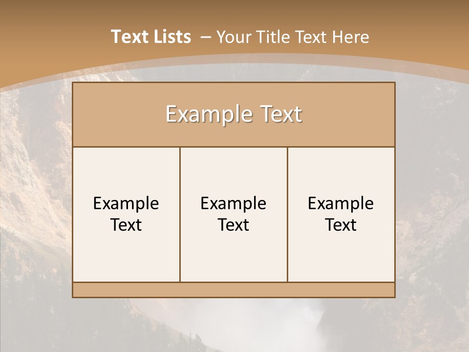 Water Famous Destination PowerPoint Template
