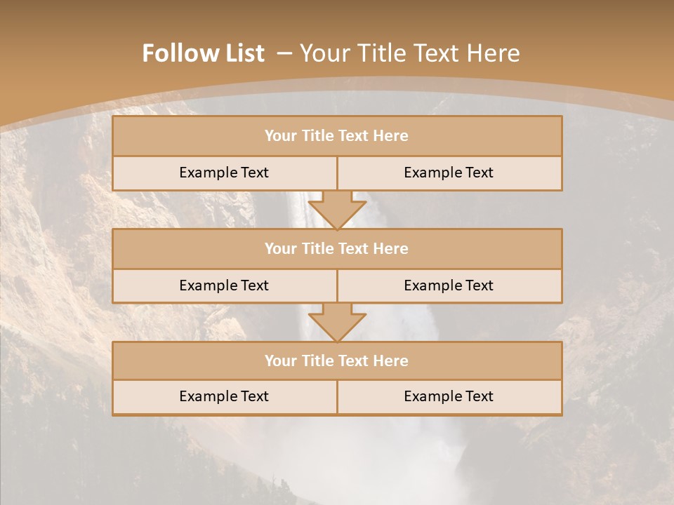 Water Famous Destination PowerPoint Template