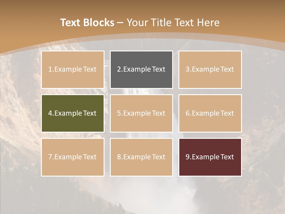 Water Famous Destination PowerPoint Template