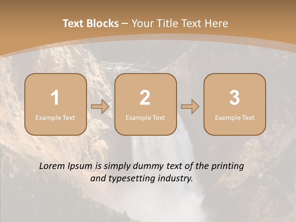 Water Famous Destination PowerPoint Template